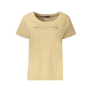 Freddy Beige Cotton Women Women's T-Shirt